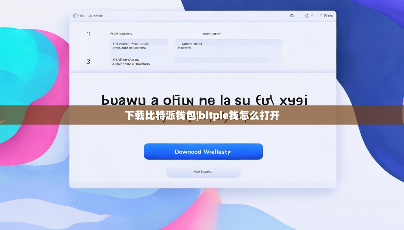 下载比特派钱包|bitpie钱怎么打开  第1张