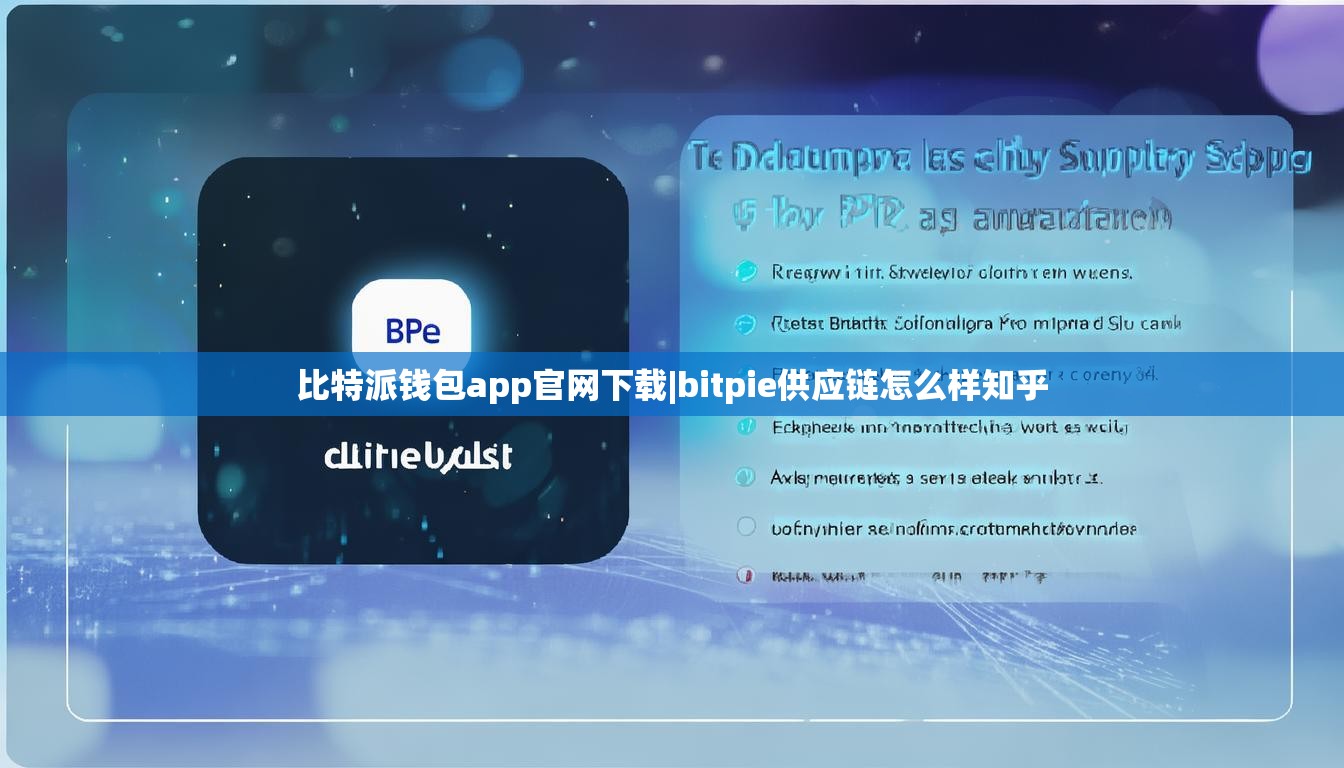比特派钱包app官网下载|bitpie供应链怎么样知乎  第1张