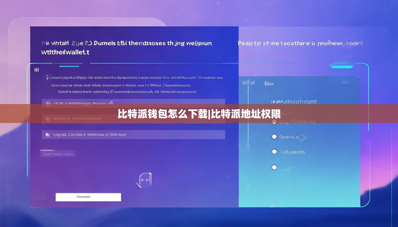 比特派钱包怎么下载|比特派地址权限  第1张