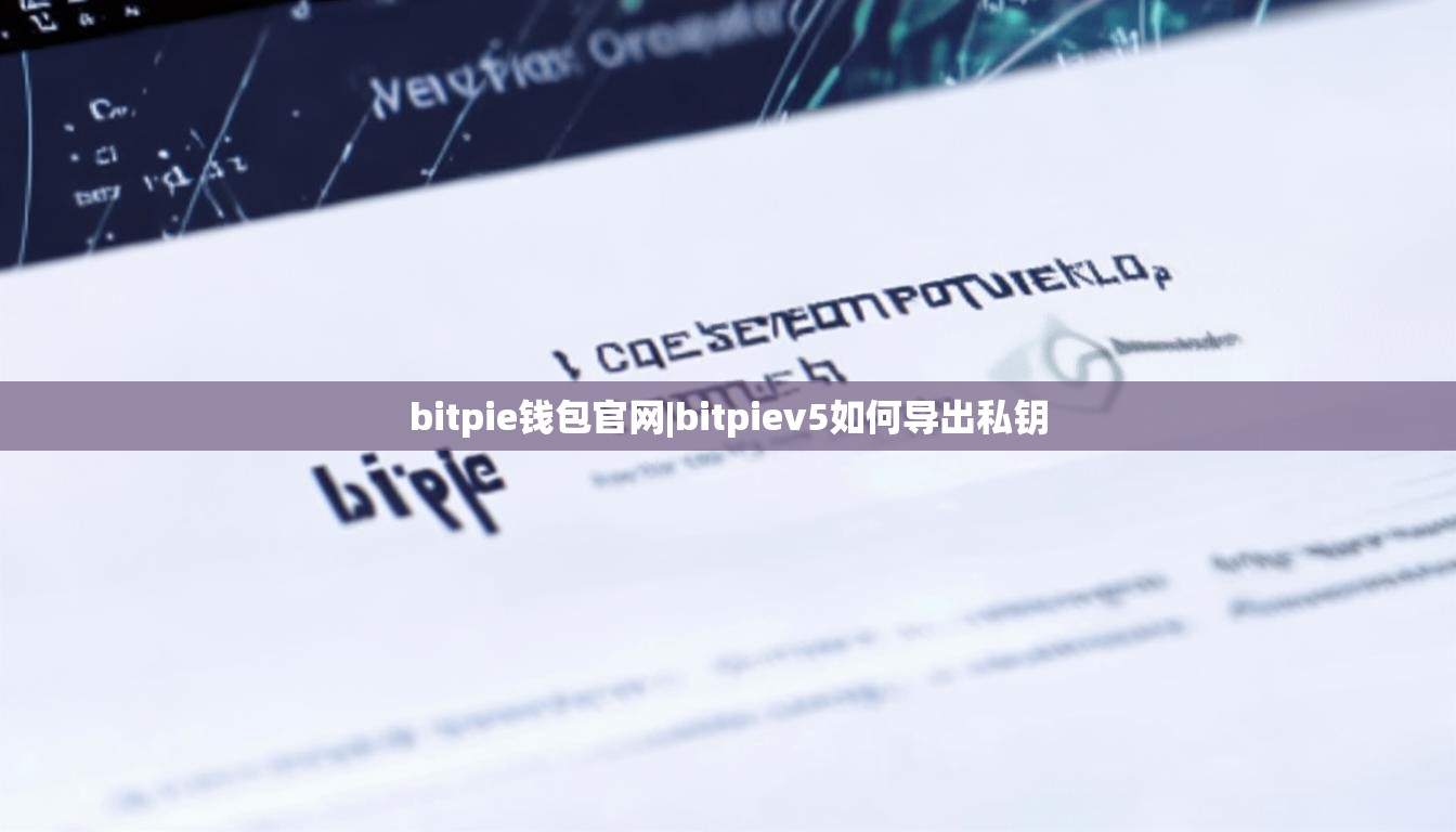 bitpie钱包官网|bitpiev5如何导出私钥  第1张