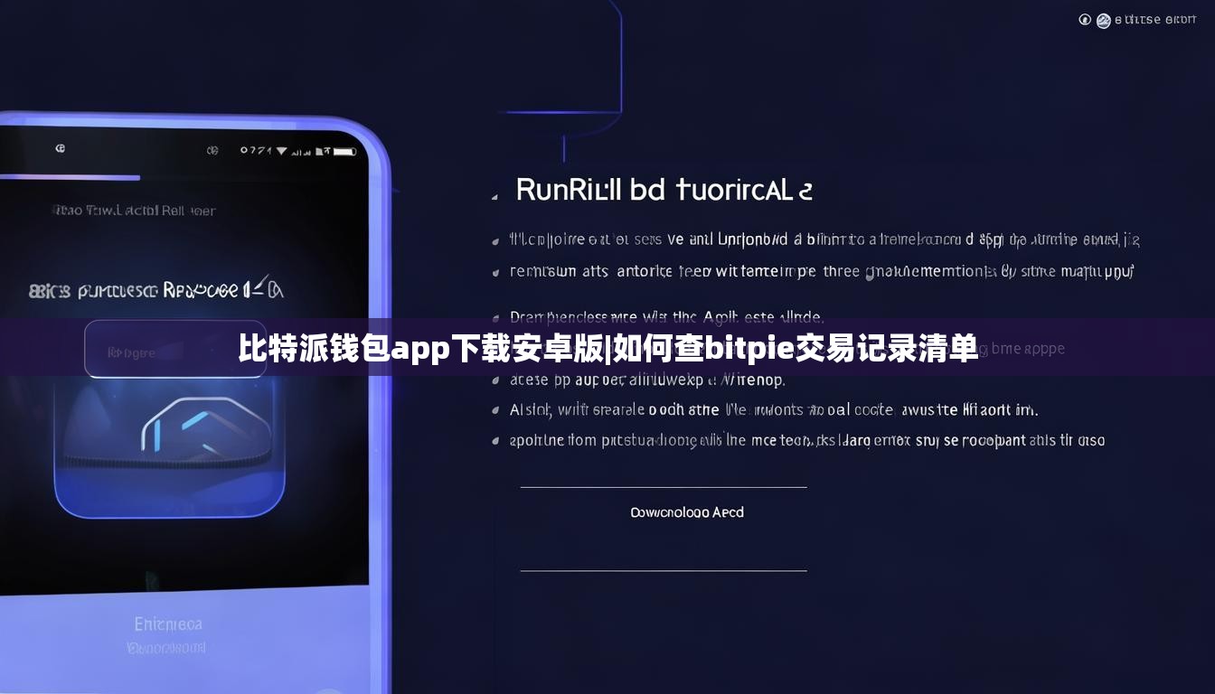比特派钱包app下载安卓版|如何查bitpie交易记录清单  第1张