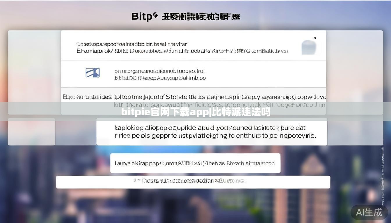bitpie官网下载app|比特派违法吗  第1张