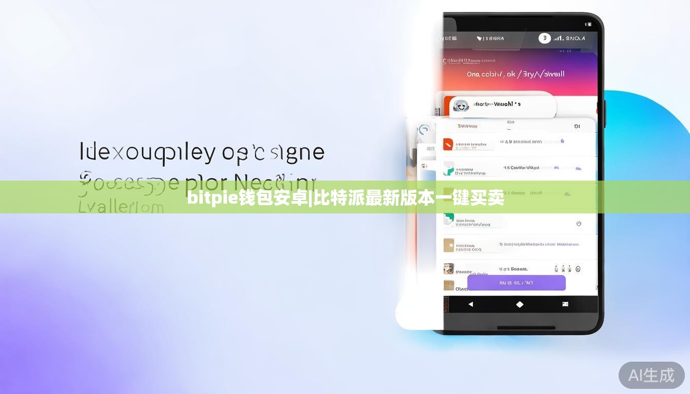 bitpie钱包安卓|比特派最新版本一键买卖 第1张 bitpie钱包安卓|比特派最新版本一键买卖 第1张