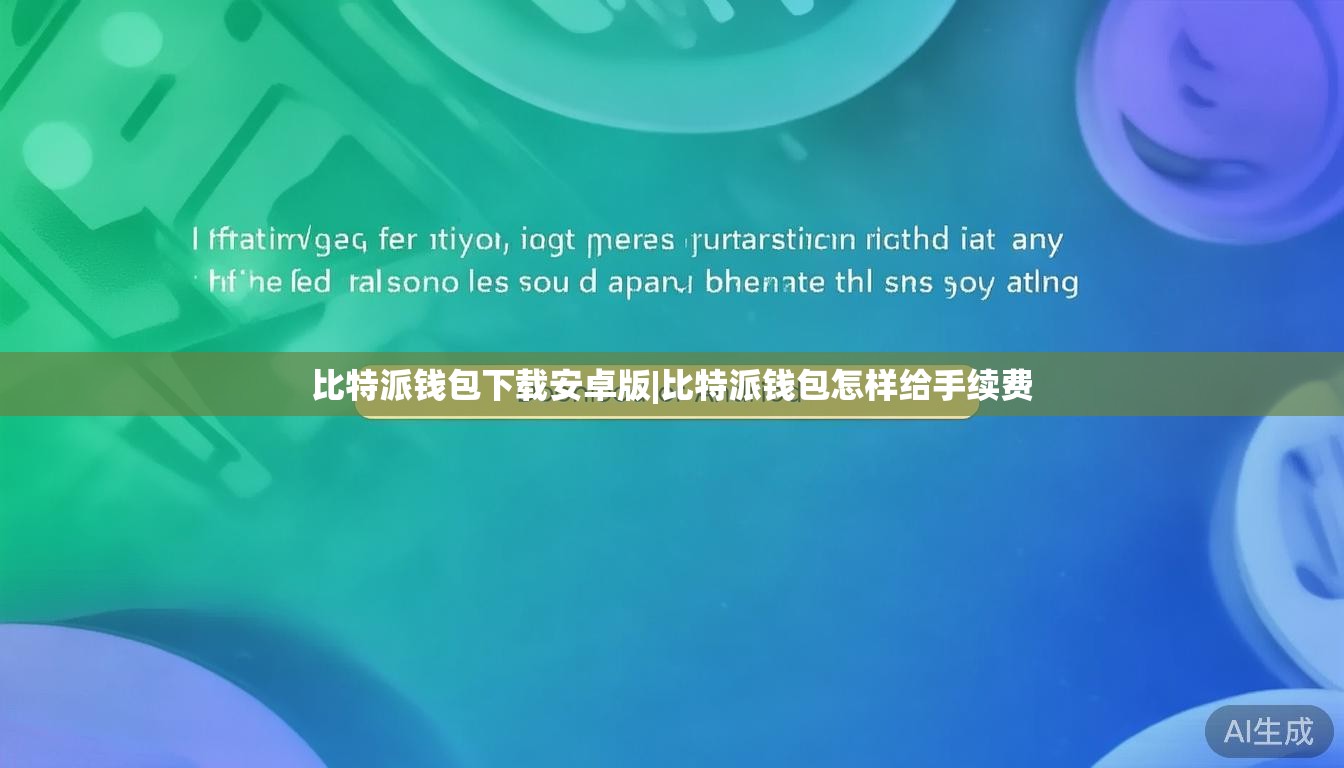 比特派钱包下载安卓版|比特派钱包怎样给手续费  第1张