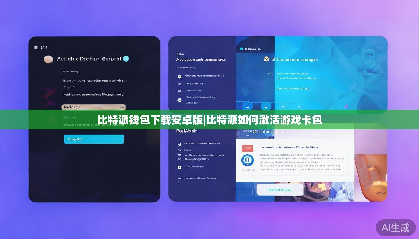 比特派钱包下载安卓版|比特派如何激活游戏卡包 第1张 比特派钱包下载安卓版|比特派如何激活游戏卡包 第1张