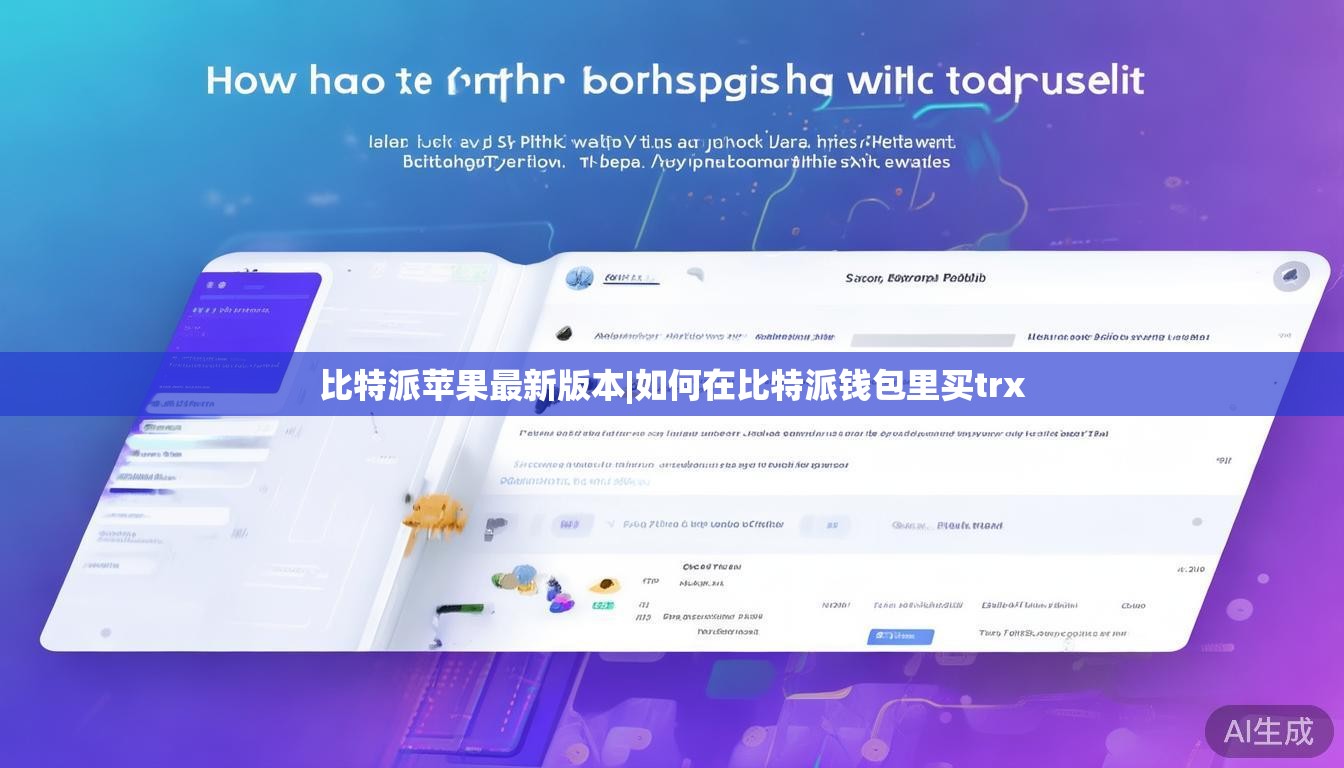 比特派苹果最新版本|如何在比特派钱包里买trx 第1张 比特派苹果最新版本|如何在比特派钱包里买trx 第1张