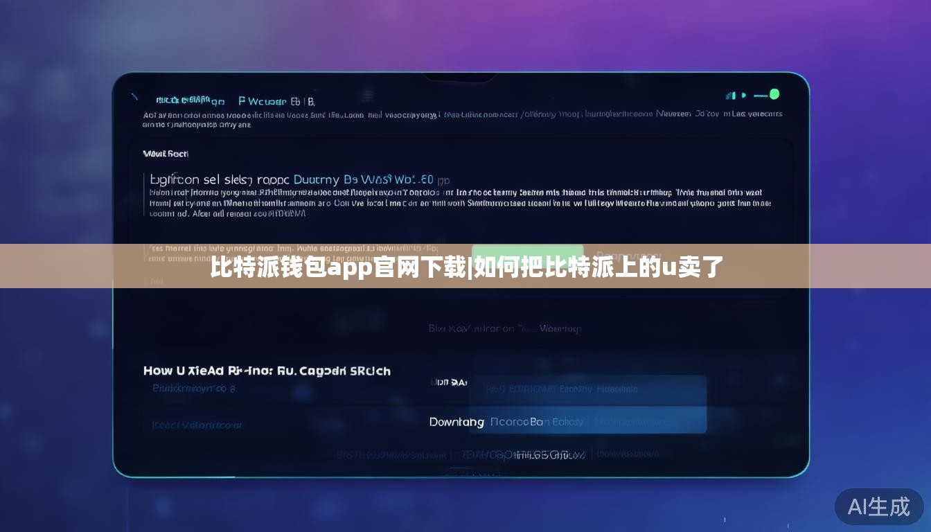 比特派钱包app官网下载|如何把比特派上的u卖了 第1张 比特派钱包app官网下载|如何把比特派上的u卖了 第1张