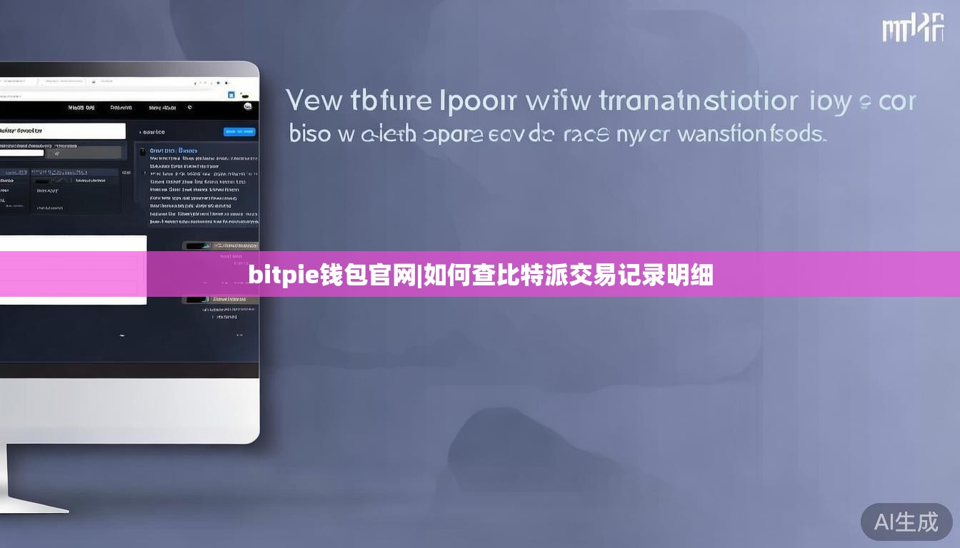 bitpie钱包官网|如何查比特派交易记录明细 第1张 bitpie钱包官网|如何查比特派交易记录明细 第1张