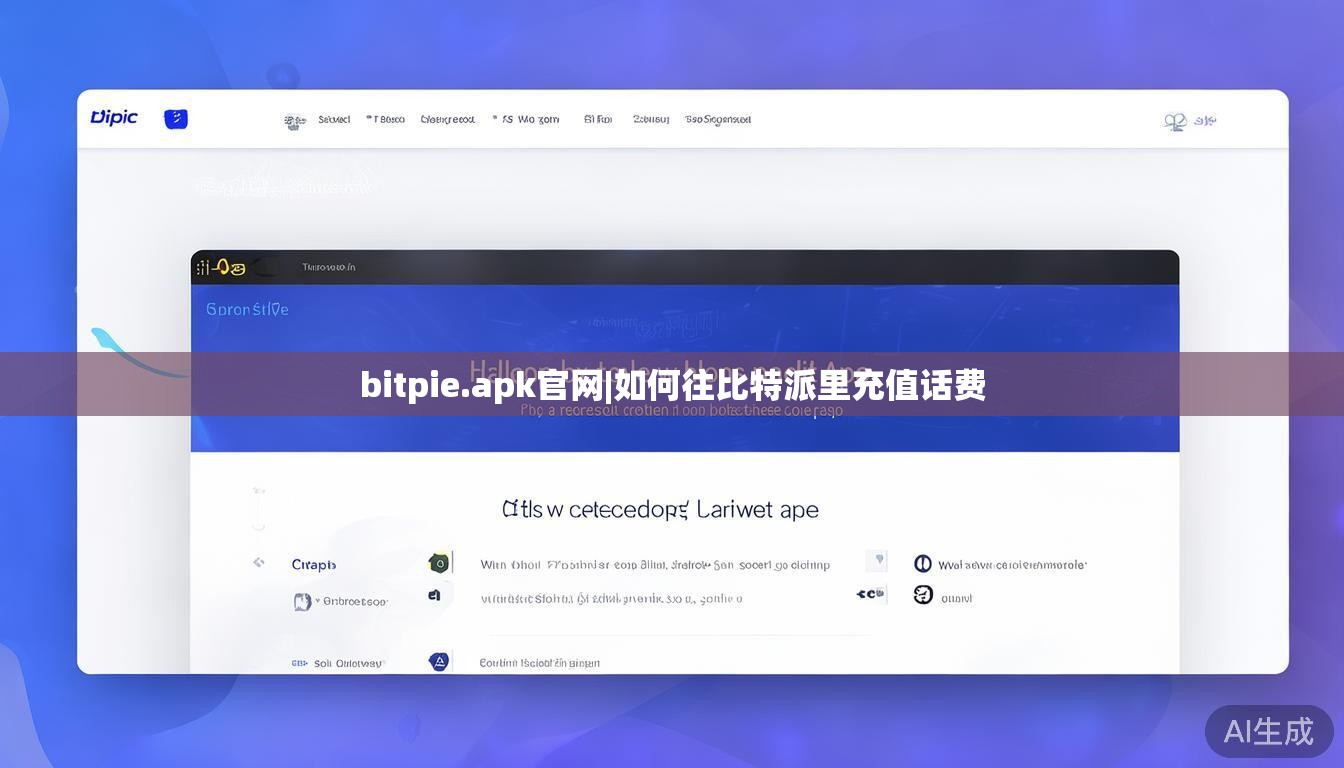 bitpie.apk官网|如何往比特派里充值话费 第1张 bitpie.apk官网|如何往比特派里充值话费 第1张