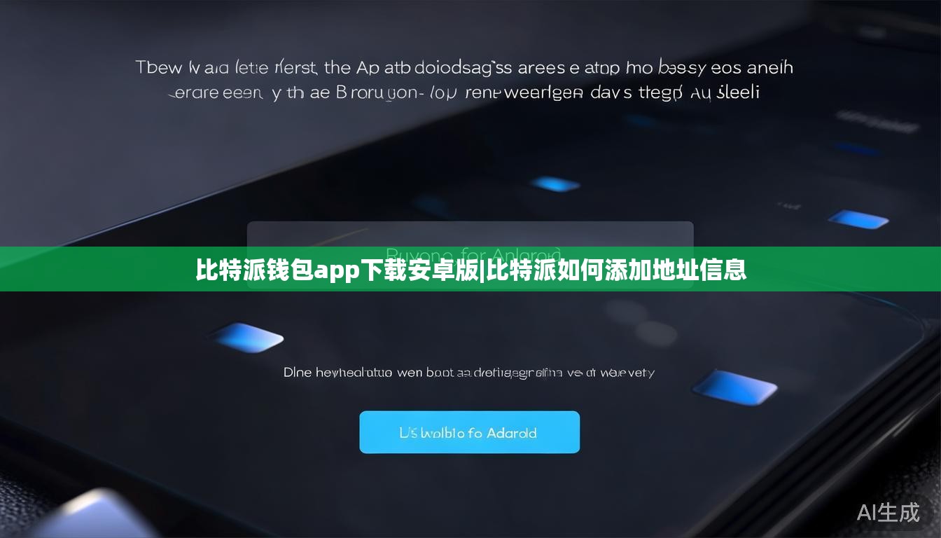 比特派钱包app下载安卓版|比特派如何添加地址信息 第1张 比特派钱包app下载安卓版|比特派如何添加地址信息 第1张
