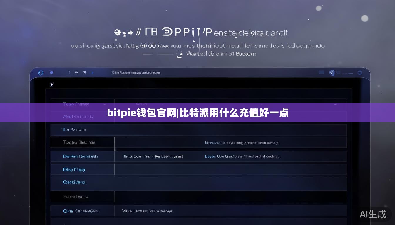 bitpie钱包官网|比特派用什么充值好一点 第1张 bitpie钱包官网|比特派用什么充值好一点 第1张