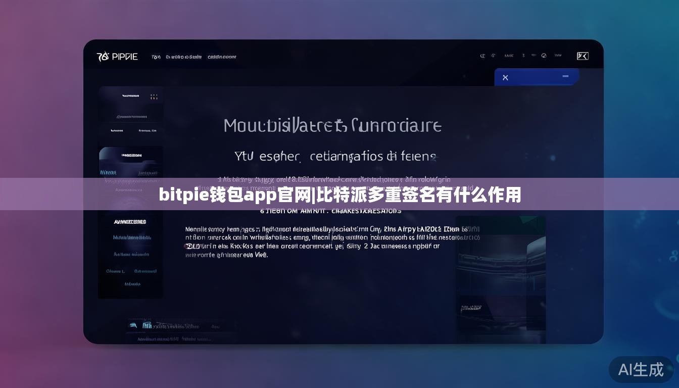 bitpie钱包app官网|比特派多重签名有什么作用 第1张 bitpie钱包app官网|比特派多重签名有什么作用 第1张