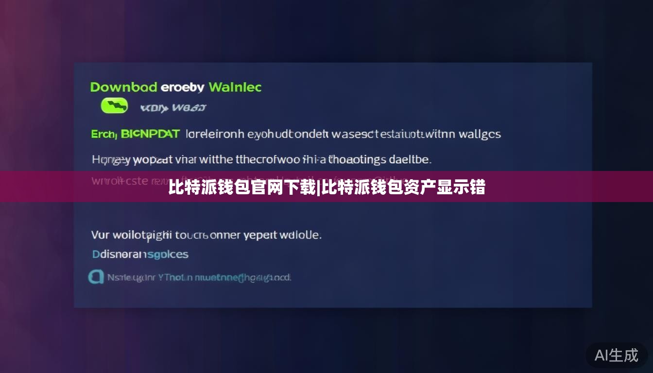 比特派钱包官网下载|比特派钱包资产显示错 第1张 比特派钱包官网下载|比特派钱包资产显示错 第1张