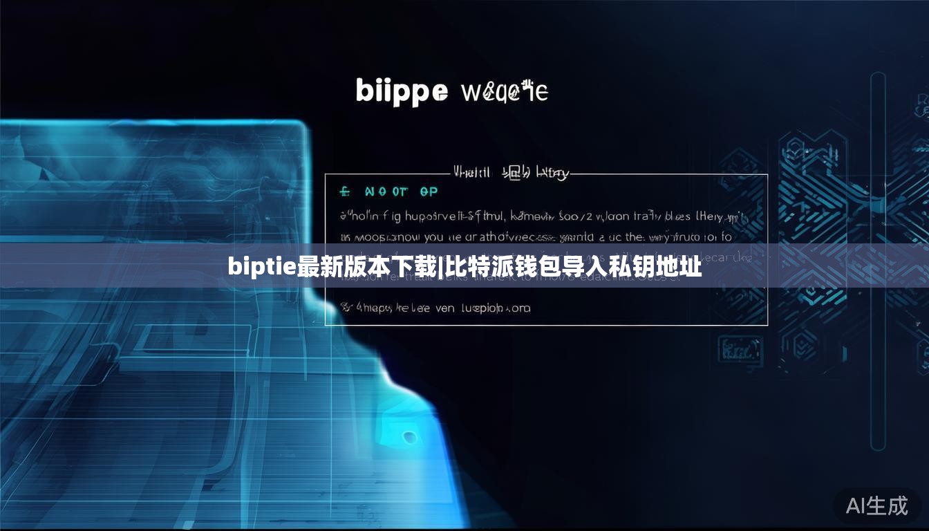 biptie最新版本下载|比特派钱包导入私钥地址 第1张 biptie最新版本下载|比特派钱包导入私钥地址 第1张