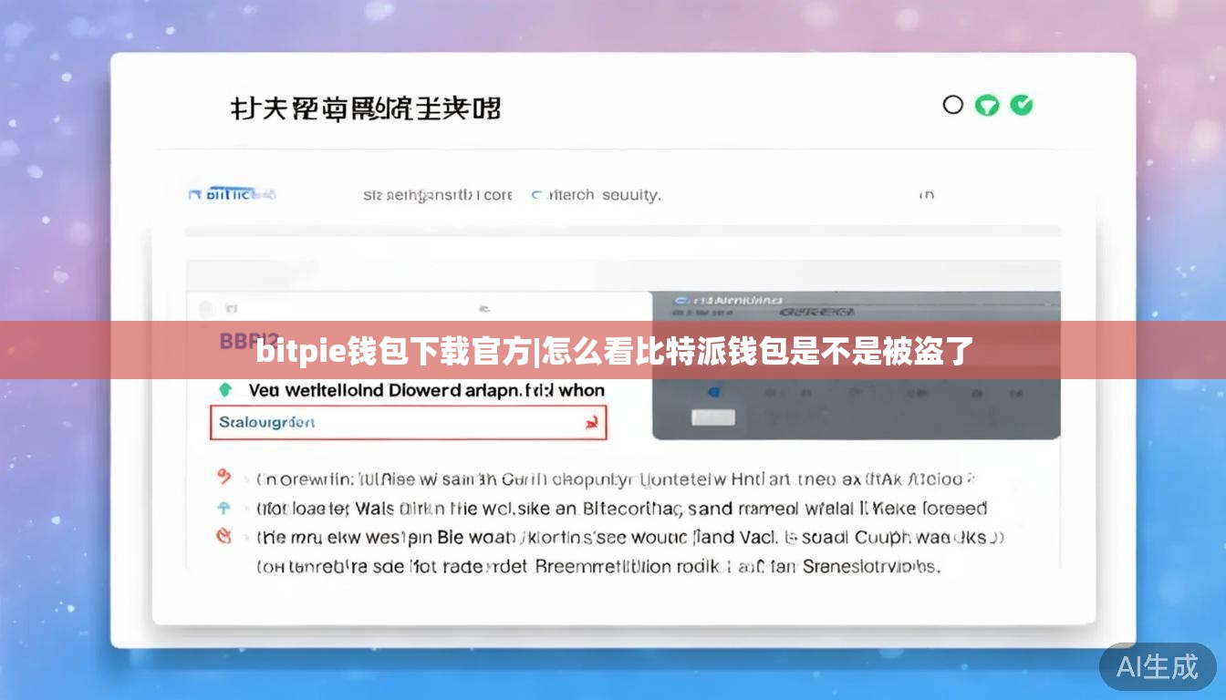 bitpie钱包下载官方|怎么看比特派钱包是不是被盗了 第1张 bitpie钱包下载官方|怎么看比特派钱包是不是被盗了 第1张