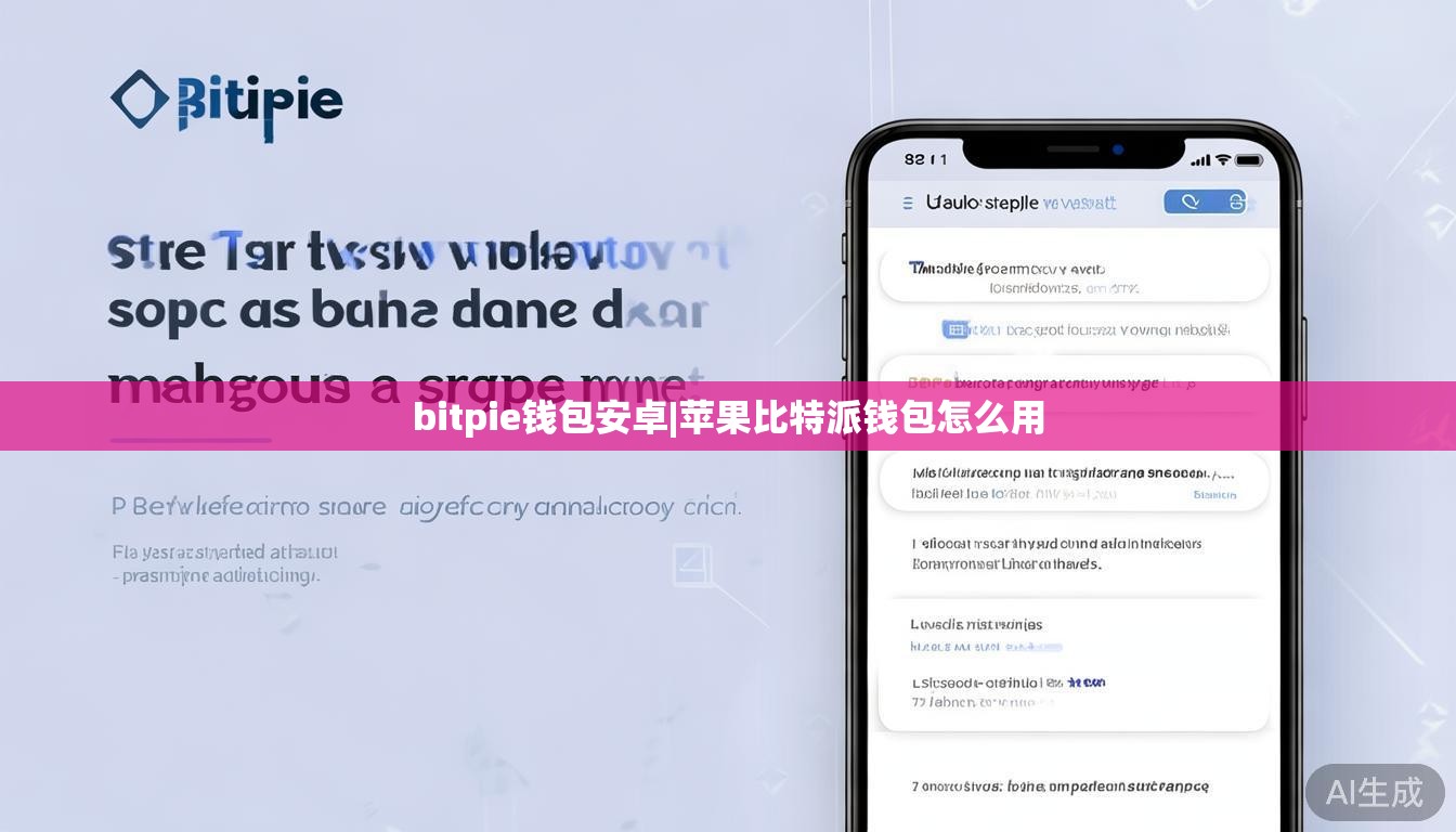 bitpie钱包安卓|苹果比特派钱包怎么用 第1张 bitpie钱包安卓|苹果比特派钱包怎么用 第1张