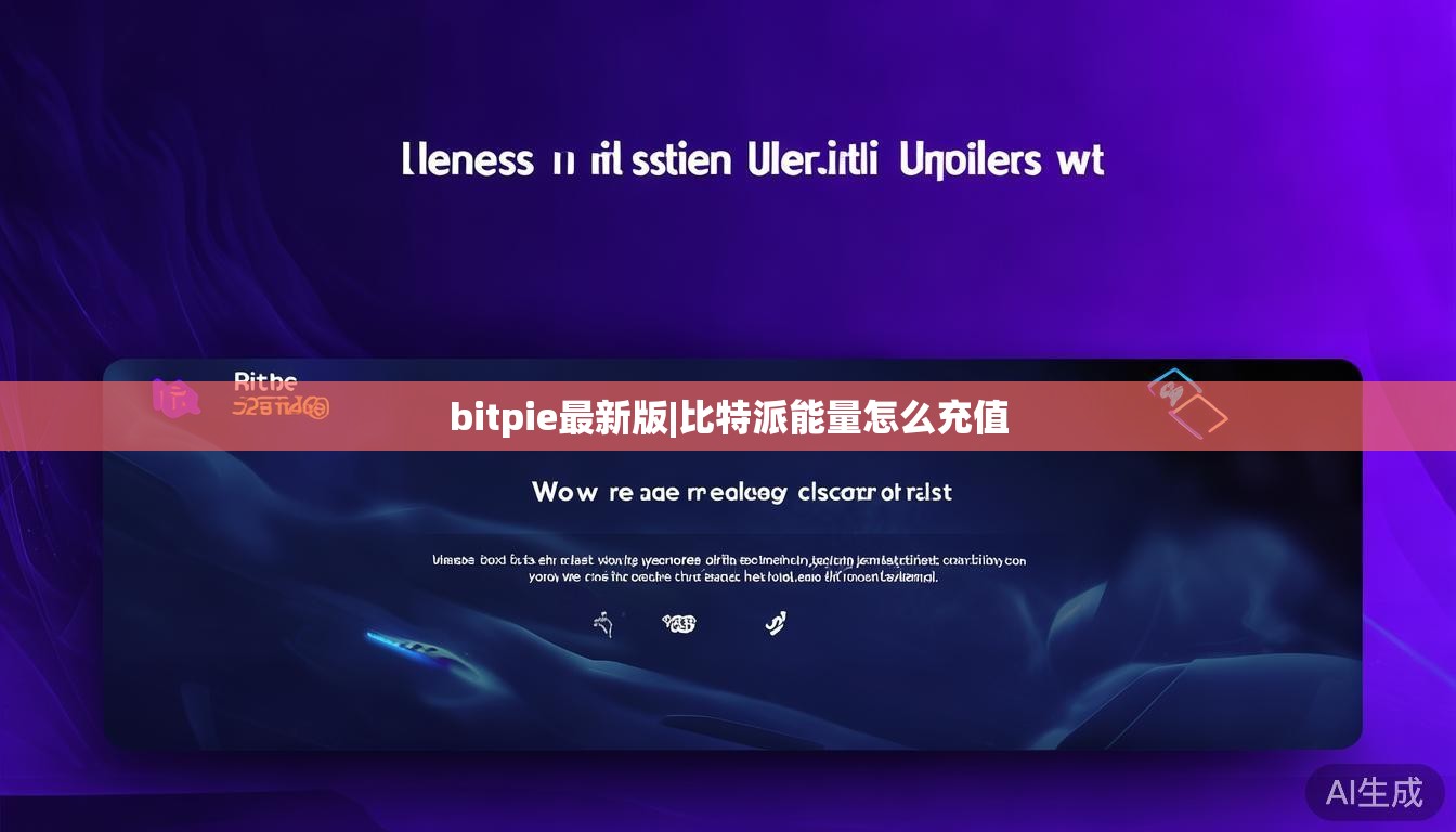 bitpie最新版|比特派能量怎么充值  第1张