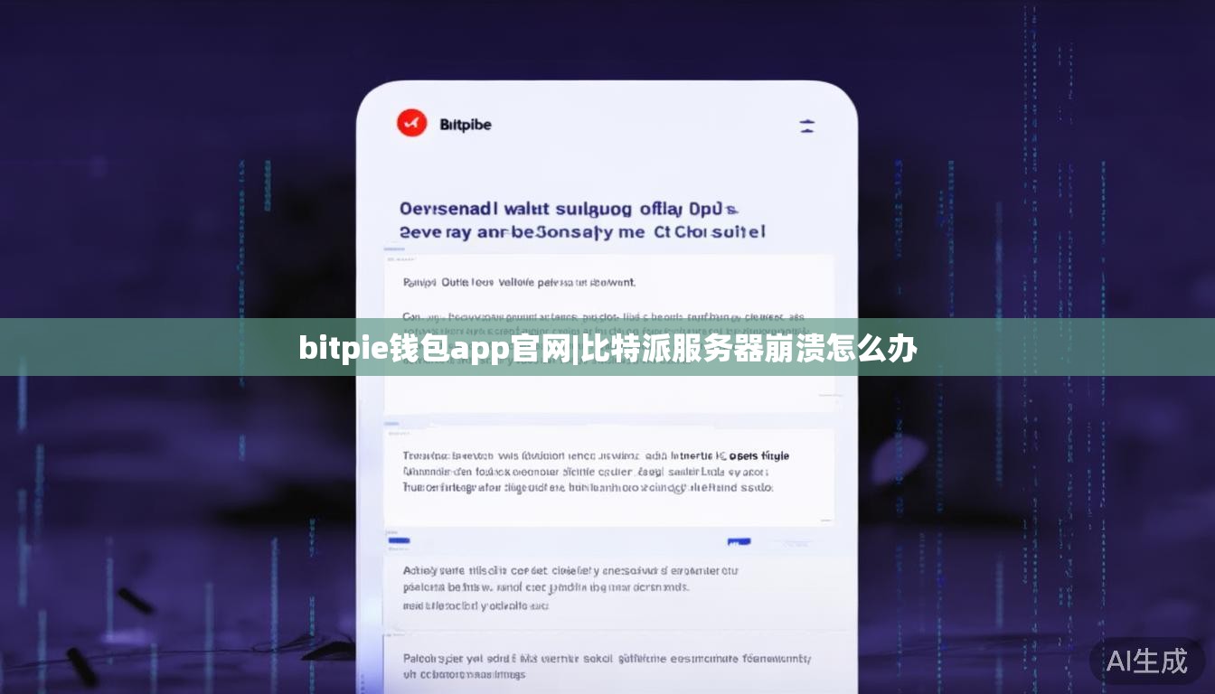 bitpie钱包app官网|比特派服务器崩溃怎么办 第1张 bitpie钱包app官网|比特派服务器崩溃怎么办 第1张