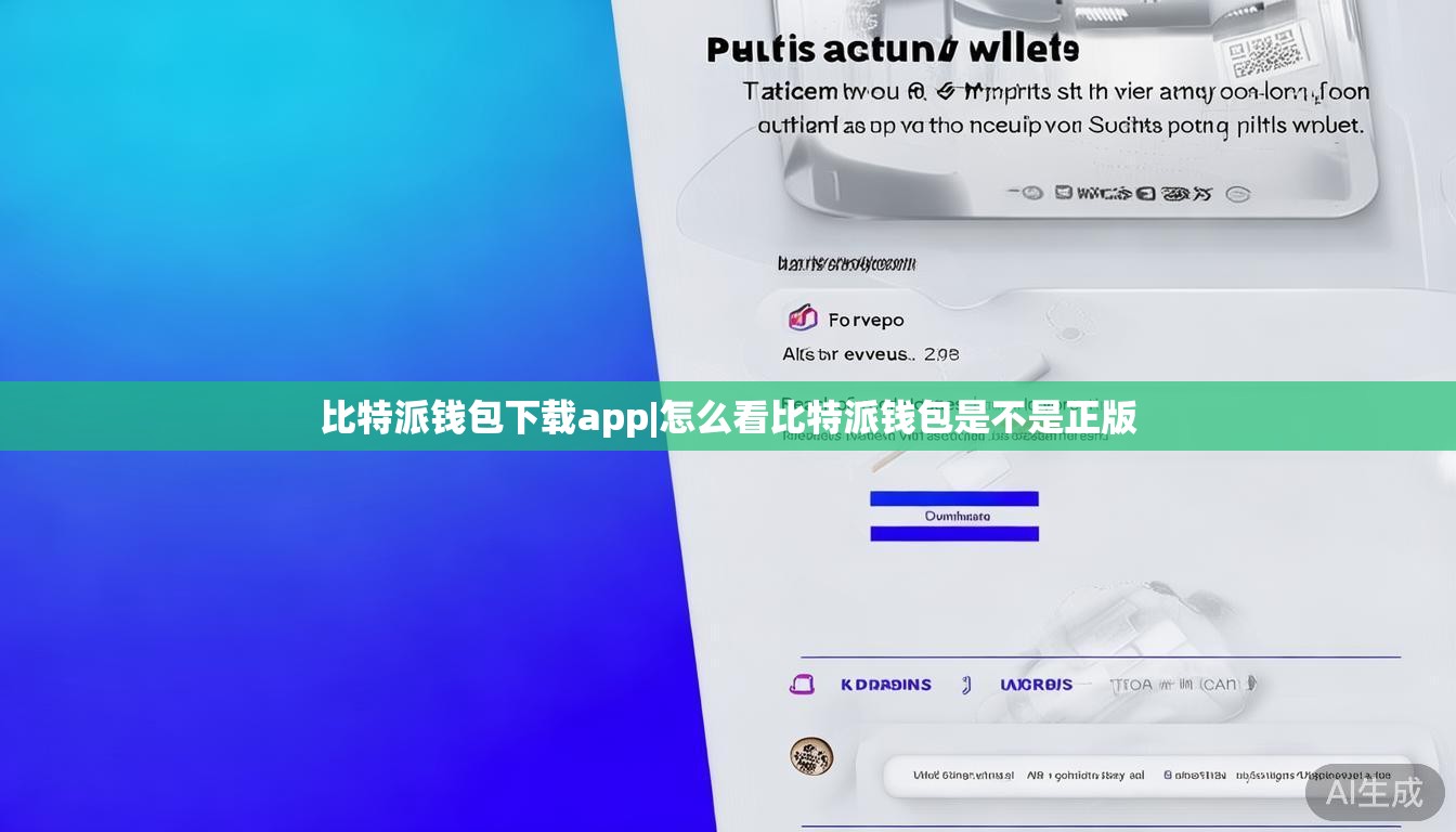 比特派钱包下载app|怎么看比特派钱包是不是正版 第1张 比特派钱包下载app|怎么看比特派钱包是不是正版 第1张