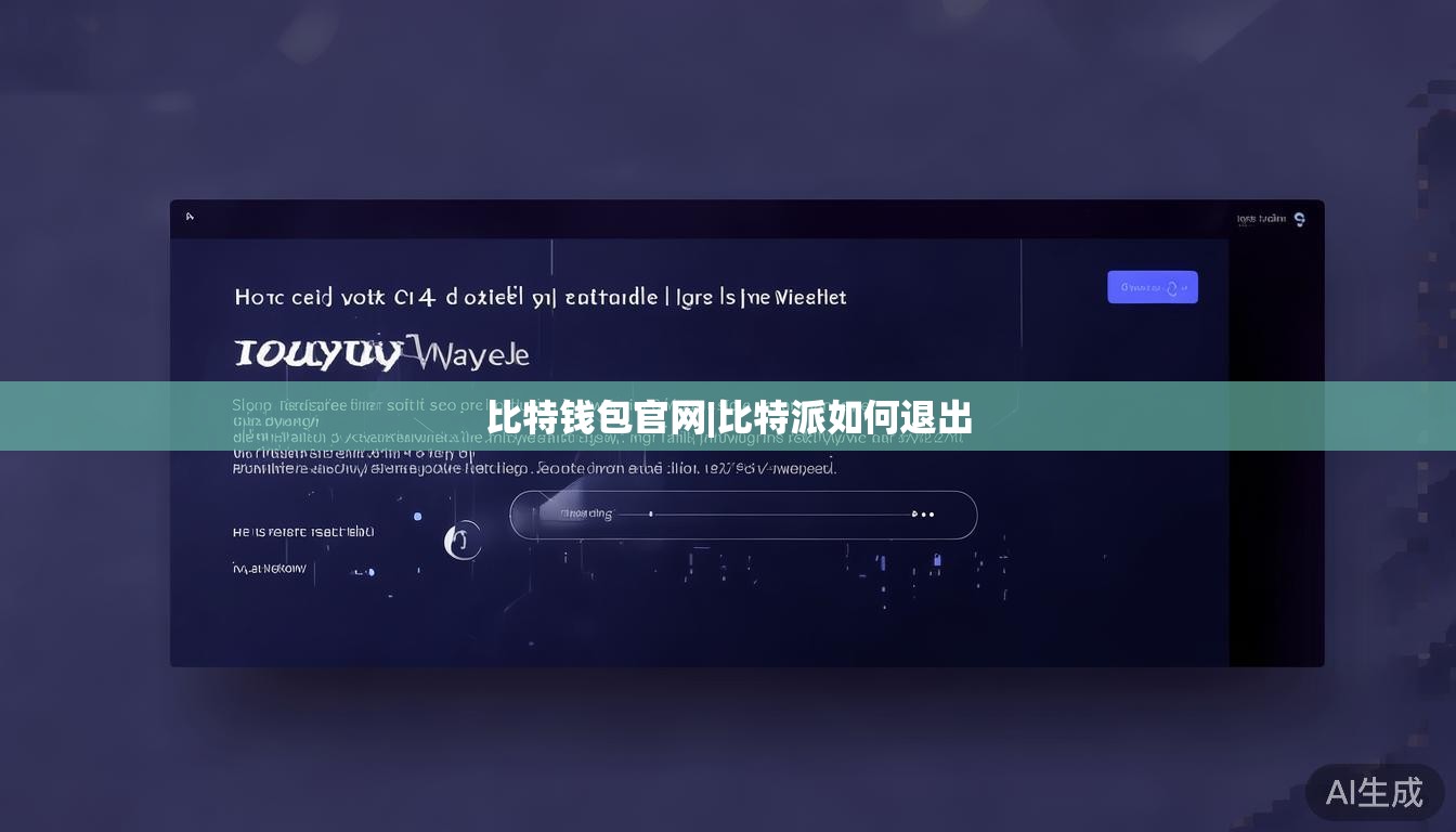 比特钱包官网|比特派如何退出 第1张 比特钱包官网|比特派如何退出 第1张